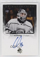 2022-23 SP Authentic UD Authentics Cal Petersen #UDA-CP Auto 12v1