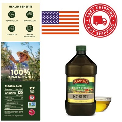 Cold Pressed Extra Virgin Olive Oil 101 Fl Oz Perfect for Mediterranean Cuisine