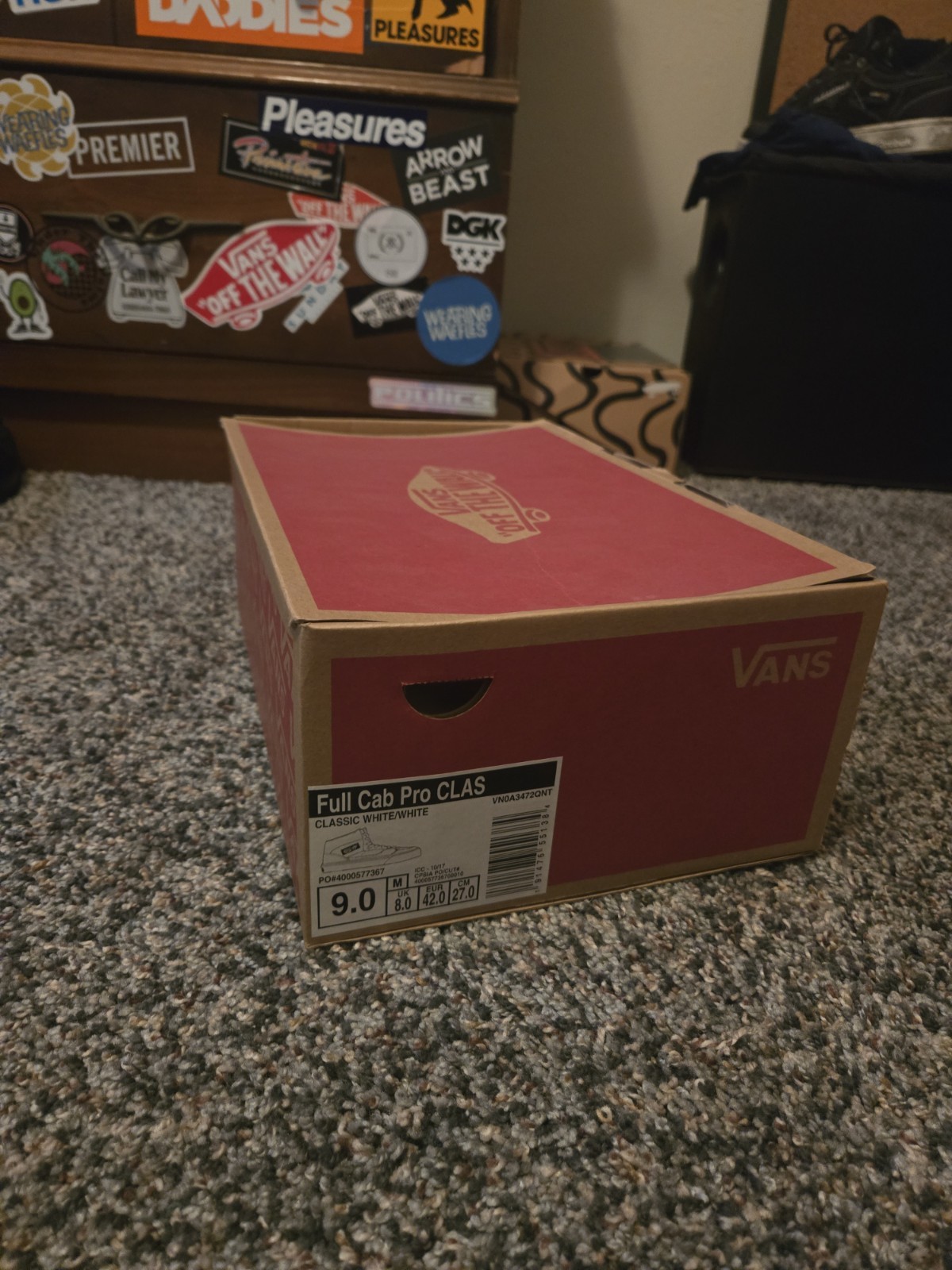 Vans Full Cab Pro Classic White SZ US 9 MENS RARE SOLD OUT LIMITED image 7