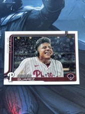 2025 Topps Series 1 - Ranger Suarez #56 Golden Mirror Image Variation