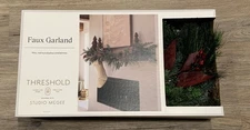 Pine, Red Eucalyptus and Berries Faux Garland Threshold Designed w/ Studio McGee