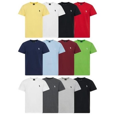 5 Pack Black Horse Club Men's Short Sleeve Crew Neck Or V-Neck Classic T-Shirt