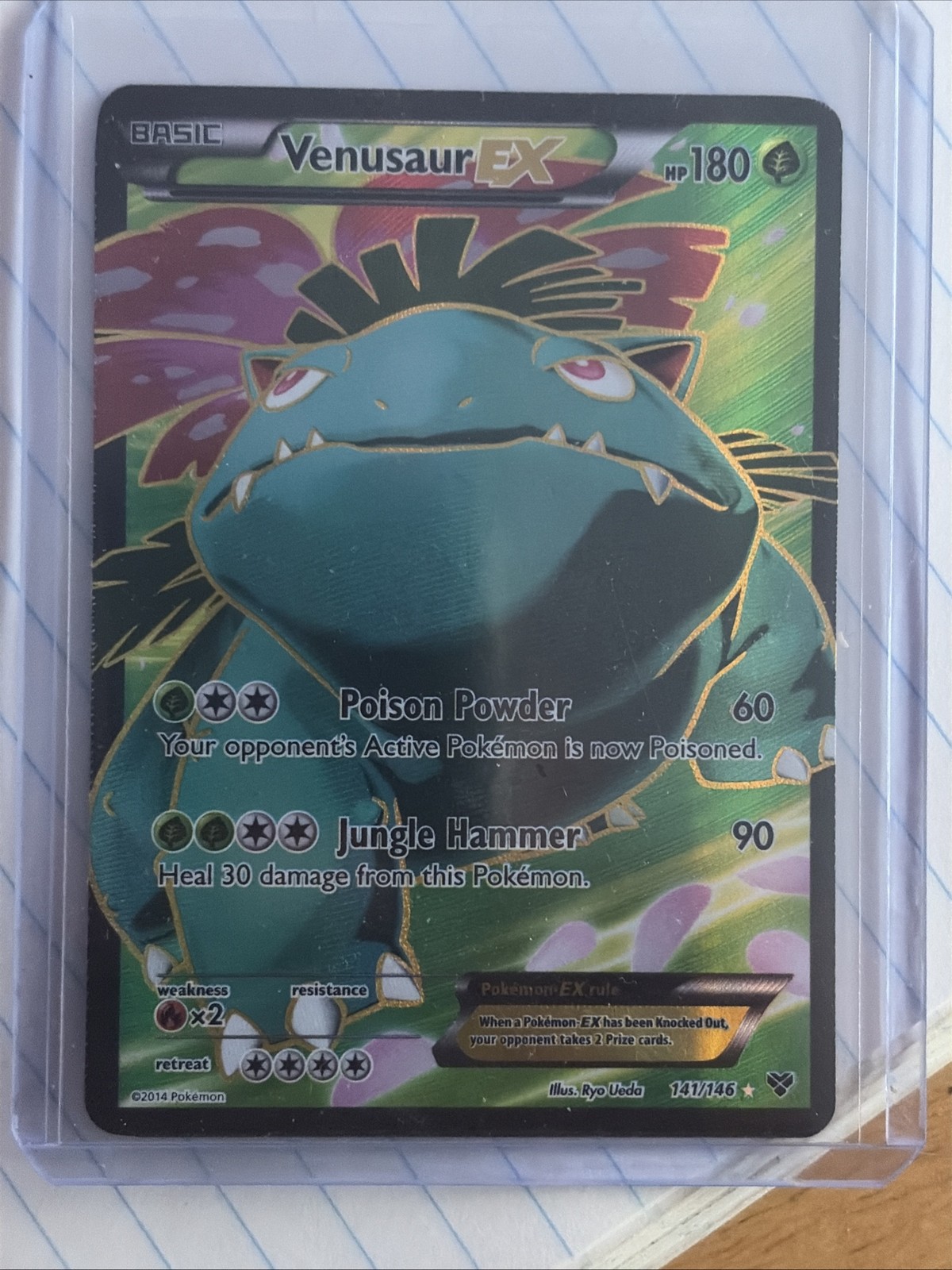 Venusaur EX (141 Full Art) 141/146 XY Holo