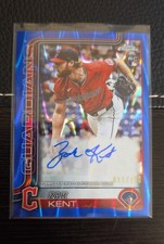 2025 Topps Chrome Update Series - Autographs Zak Kent #AC-ZK Blue RayWave...