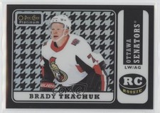 2018-19 O-Pee-Chee Platinum Black and White Houndstooth 4/25 Brady Tkachuk 2d8
