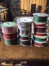 Lot de 13 bobines de ruban de Noël différentes longueurs à avoir !!!