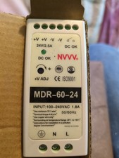 1 pcs MEAN WELL MDR-60-24 60W 24V 2.5A power supply Rail type