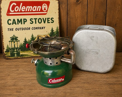 #ad 1962 Coleman Model 501 502 Sportster Camping Stove With Metal Case $129.00