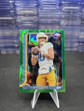 Justin Herbert Green Ray wave  /99 2025 TOPPS CHROME FOOTBALL!