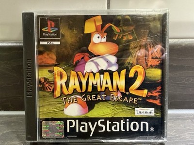 Rayman 2 the Great Escape Sony PlayStation 1 Black Label Game With Manual