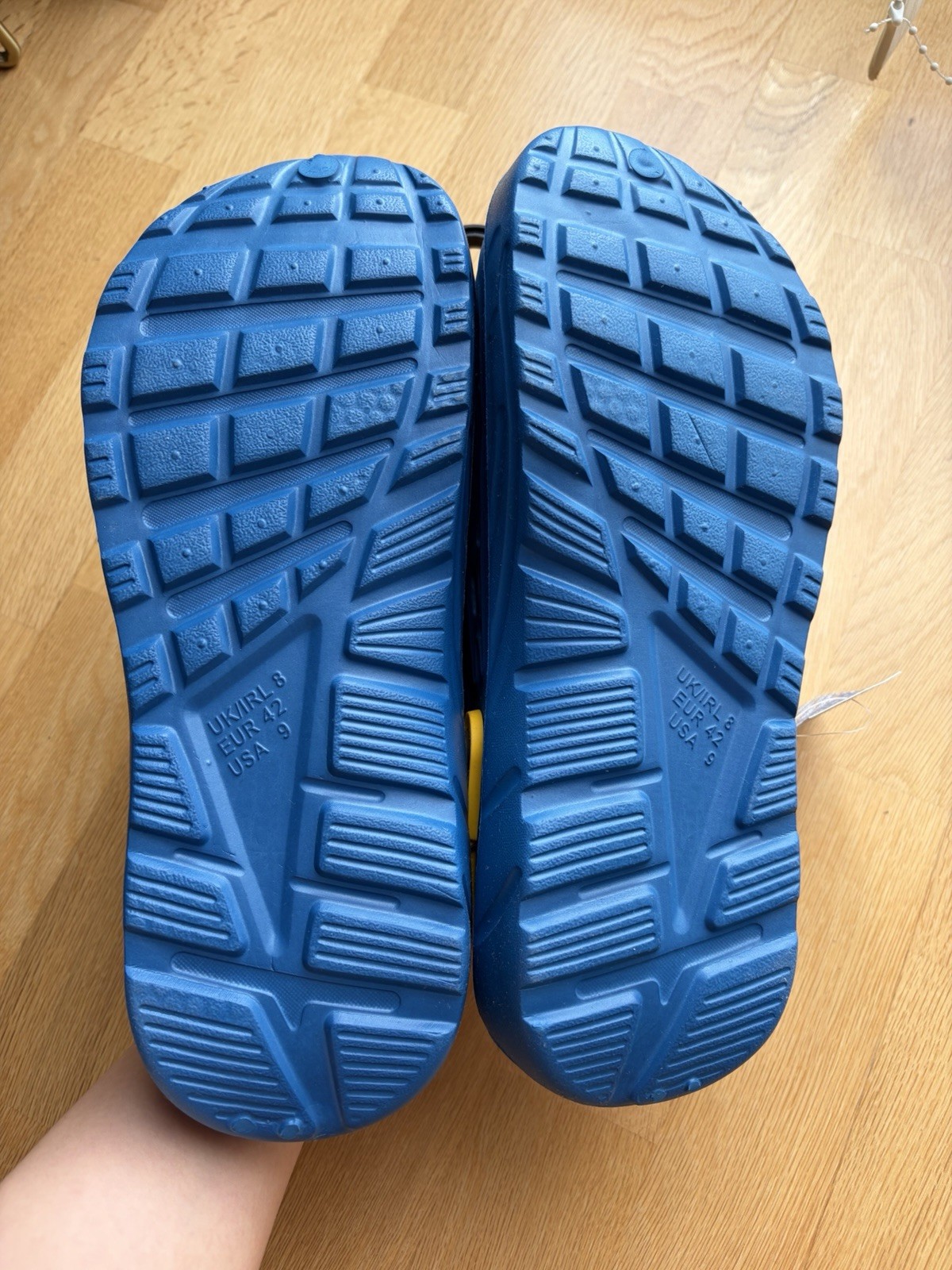 Greggs x Primark Crocs UK Size 8, Blue, Limited Edition BNWT image 4