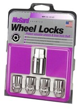 Mcgard 24157 Chrome Wheel Lock Set Cone Seat M12x1.5 Thread 1316 Key Hex