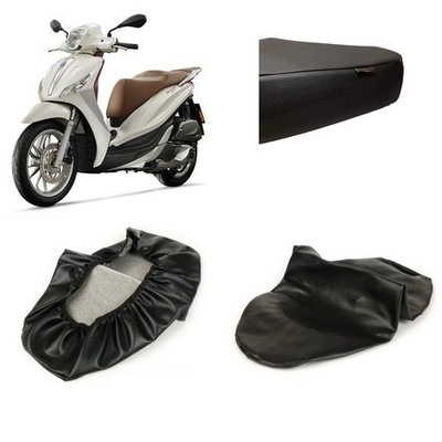Moto In Moto Medley 125 150 2021-2025 Seat Cover Black Faux Leather Rear 1PC