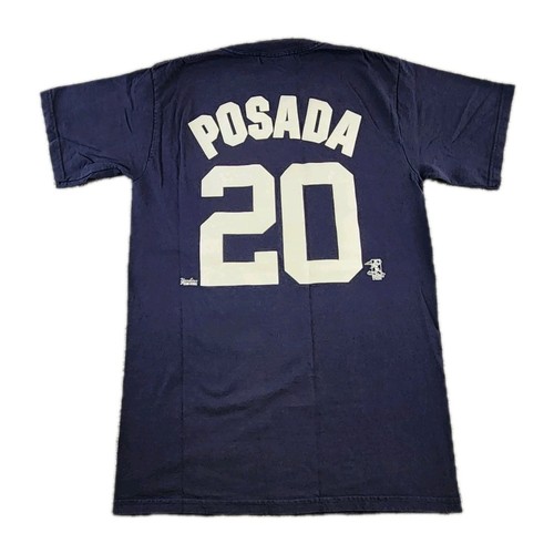 VINTAGE Jorge Posada Shirt Mens Small New York Yankees Majestic #20 Adult A25 - Picture 2 of 13