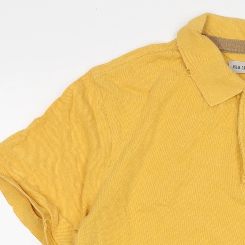 Polo amarillo para hombre Nigel Cabourn - talla M Foto 4 de 4