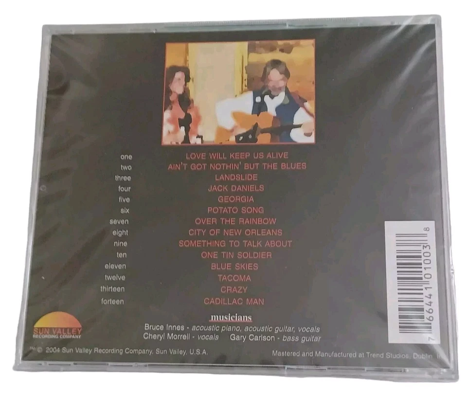 Bruce Innes Cheryl Morrel Live at The Sagebrush Gallery Easy Listening Music CD - Image 2 of 2