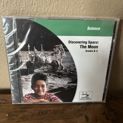 Science Discovering Space: The Moon Grades K-2 Sunburst Media DVD