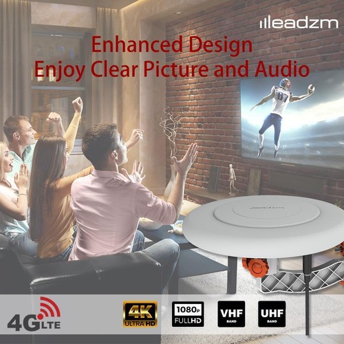 360° Home Video Omni-Directional Outdoor Amplified TV Antenna HDTV 1080P 4K - Picture 4 of 12