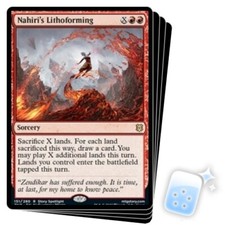 NAHIRI'S LITHOFORMING X4 Zendikar Rising ZNR Magic MTG MINT CARD