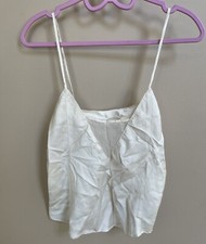 Victoria  s Secret GOLD LABEL silk cami tank top size medium VS PINK