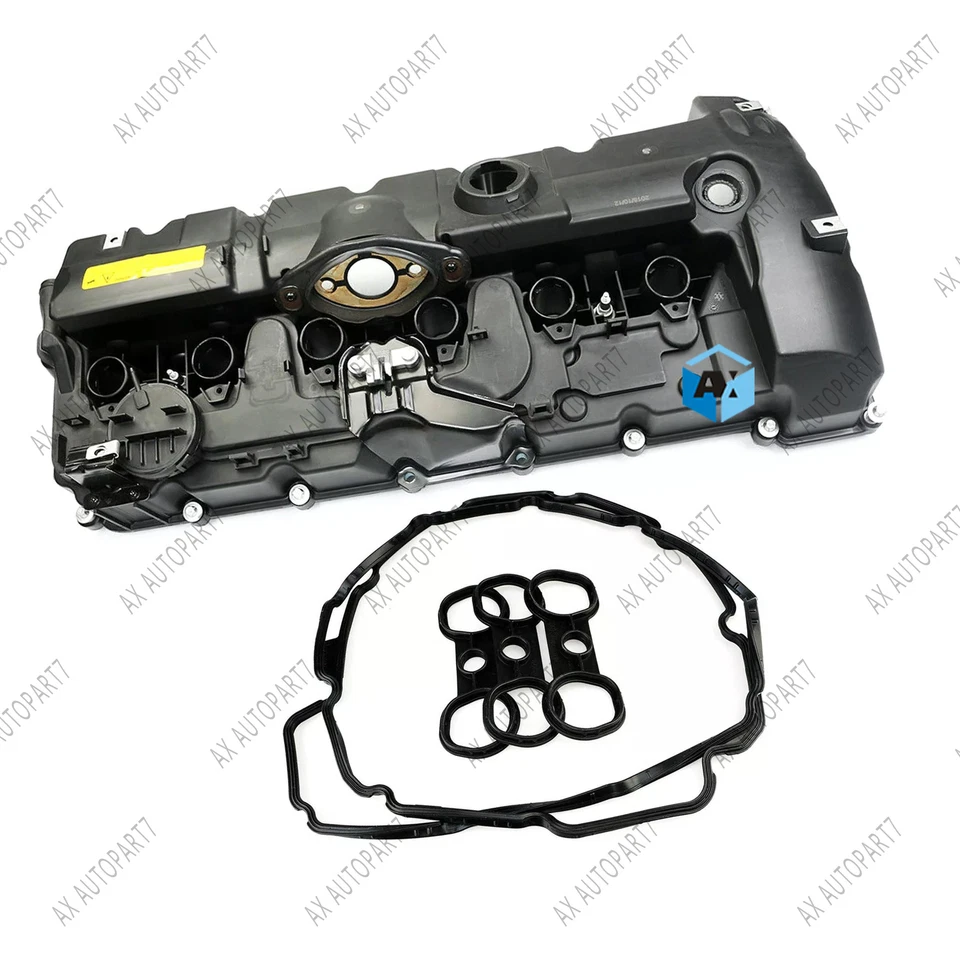 Cubierta de válvula con junta y pernos para BMW E70 E82 E90 X5 128i 328i 528i 11127552281 Foto 2 de 4