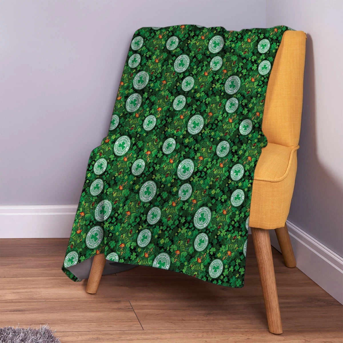 St patrick's online day fleece throw
