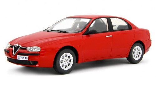 Coche A Escala 1:18 LaudoRacing ALFA 156 1.8 TS 1997 Rojo Miniaturas