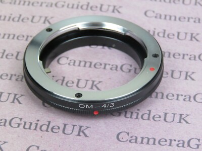 OM-4/3 Halterung Adapterring für OM Objektiv auf Olympus E-620 E-600 E-510 E-500 E-450 