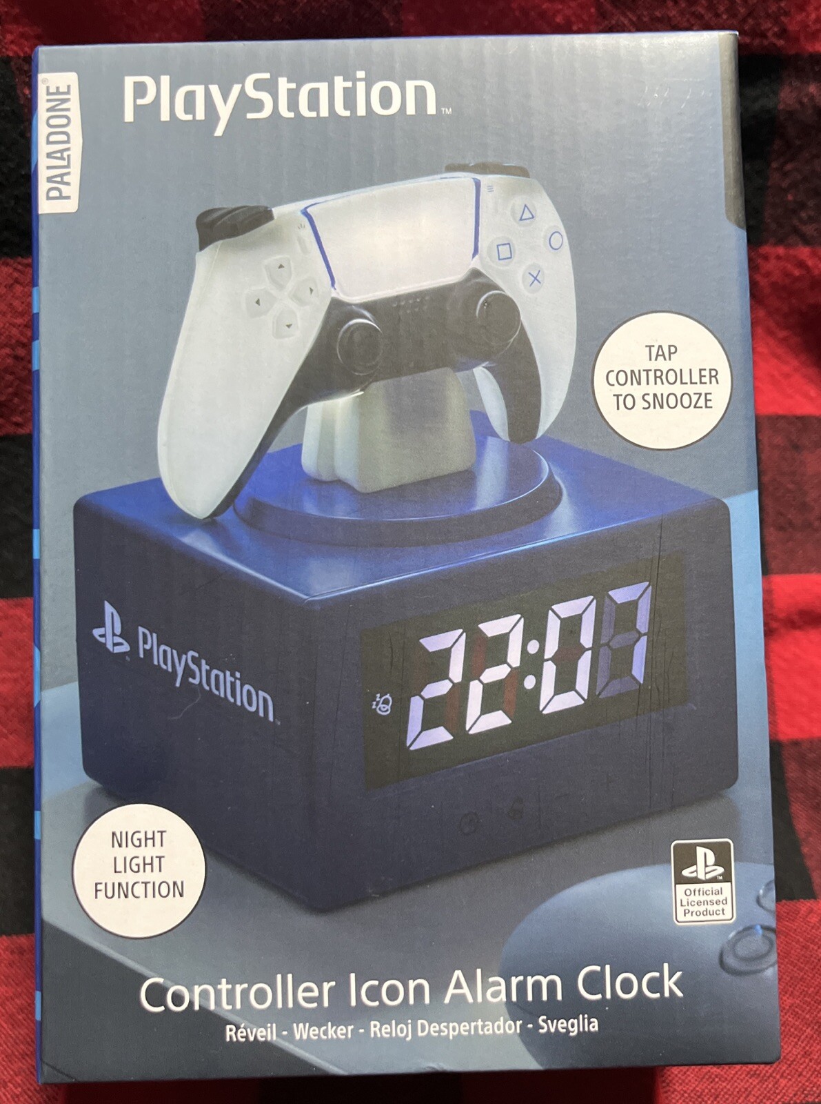 PS5 Controller Design Alarm Clock with LED Display  -image