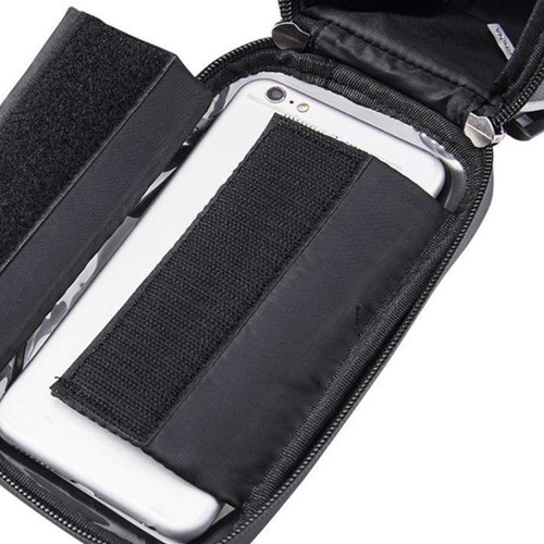 Portacellulare Bici Impermeabile Borsa Borsello Bicicletta Porta Telefono Touch - Foto 4 di 4