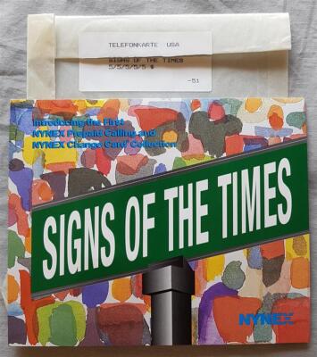 Telefonkarten Folder Nynex Signs of the Times 5-Karten  mint/**