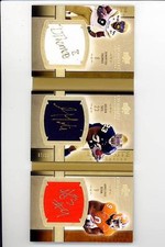 thomas benn tate rc rookie draft auto autograph triple jersey patch college #/10