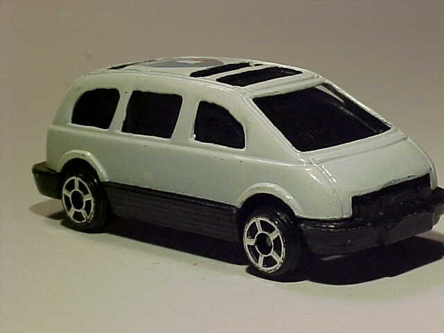 3 INCH Exotic Vintage 1990 Toyota Previa 1/64 Diecast Near Mint