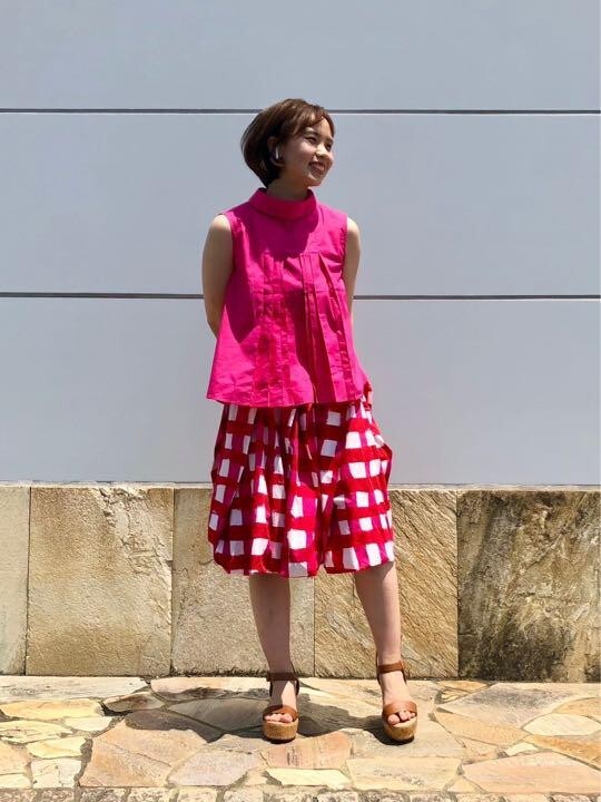 UNIQLO MARNI Collaboration Balloon Shape Skirt RED 2022 Size