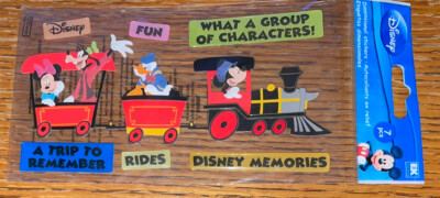 Ek Success Disney Trip Mickey Mouse Group Of Characters Magic Scrapbook Stickers
