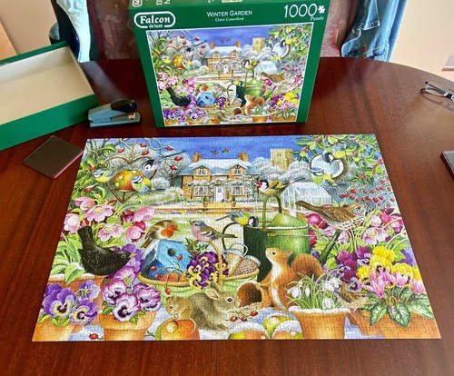 Falcon De Luxe Winter Garden 1000 Piece Jigsaw Puzzle for sale online ...