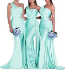 Long Evening Wedding Party Ball Gown Formal Bridesmaid Prom Dresses Mermaid Gown