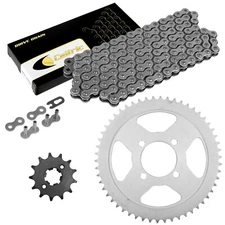 Celox Drive Chain and Sprockets Kit for Yamaha TT-R125L TT-R125LE 2002-2020