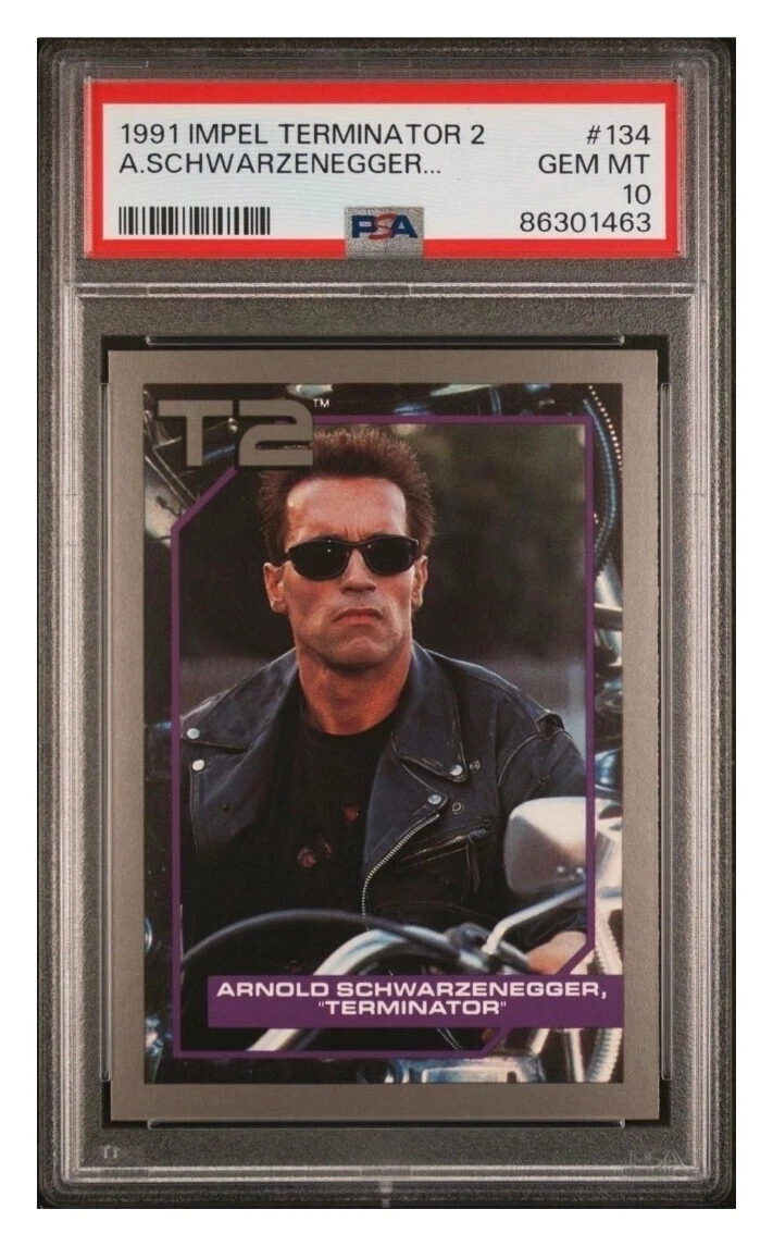 Tarjetas de colección de coleccionable Terminator