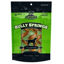 Redbarn Naturals Bully Springs 6" Pack Premium Dog Chews & Treats