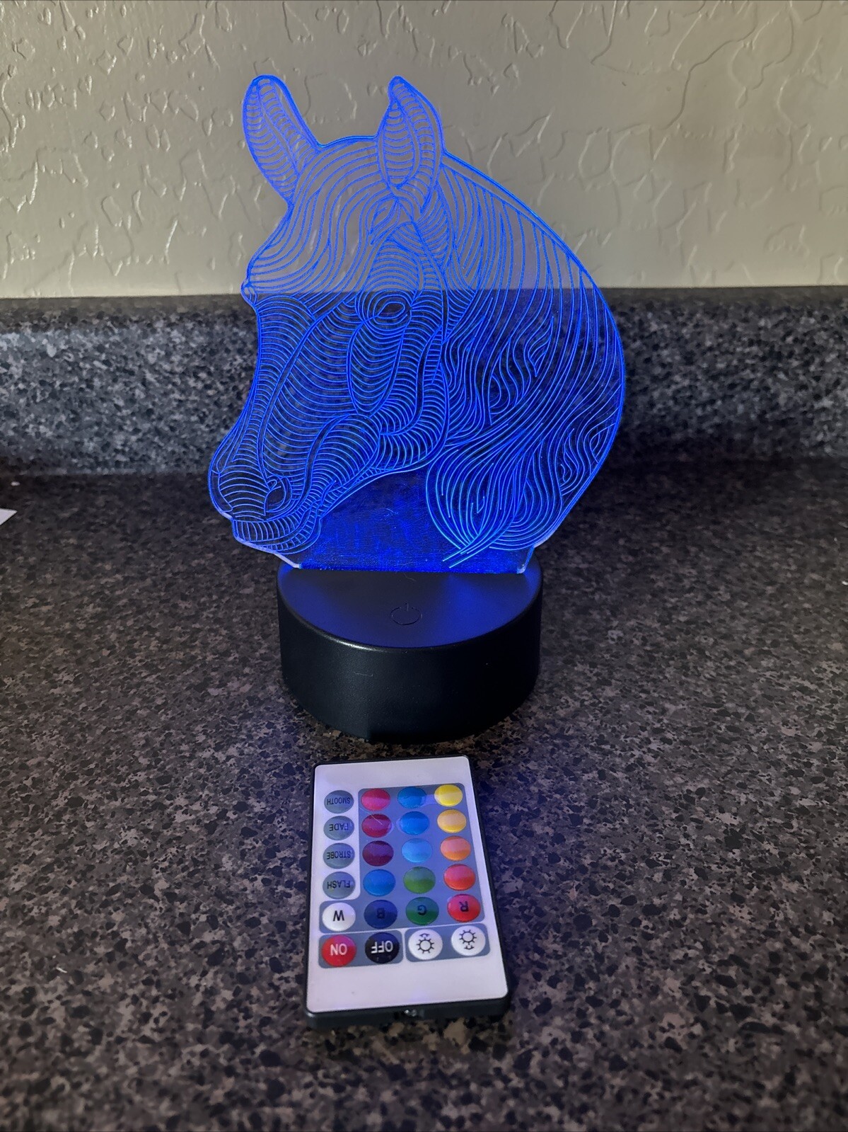 Decorative Light Up Horse Head