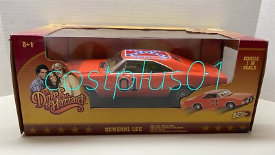 THE DUKES OF HAZZARD GENERAL LEE 1969 DODGE CHARGER 1:18 JOHNNY