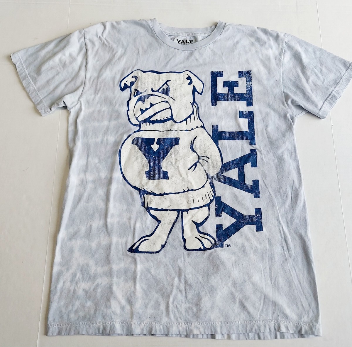 ☆YALE☆ EMBROIDERY UNIVERSITY DAN TEE WHITE YD01SS1015WH / Amazon.com: Yale University Classic Y Logo T-Shirt