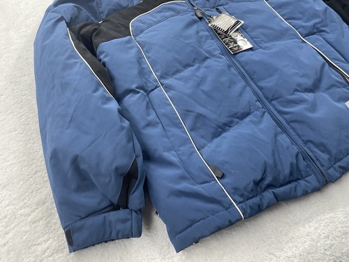 NWT Mens Medium ZeroXposur Winter Coat Jacket w/ Detachable Hood Blue Ski - Picture 6 of 15
