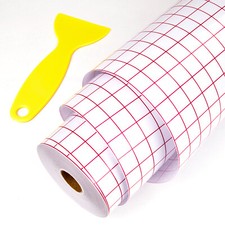 Vinyl Transfer Tape - 12" x 100FT Transfer Paper for Adhesive Vinyl, Stickers