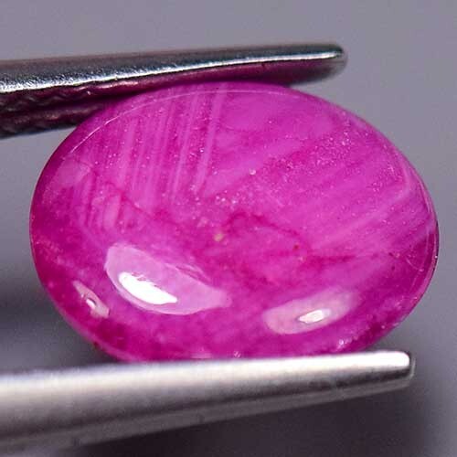 BURMESE RUBY 4.10ct 100%NATURAL RUBY OVAL CABOCHON - Picture 3 of 3