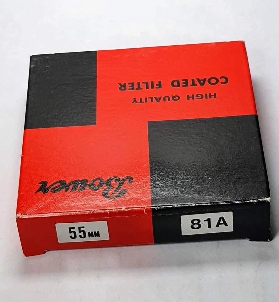 Bower 55mm 81A 81-A 81 A Warming Light Balancing Glass Lens Filter Japan 55 mm - Image 4 of 4