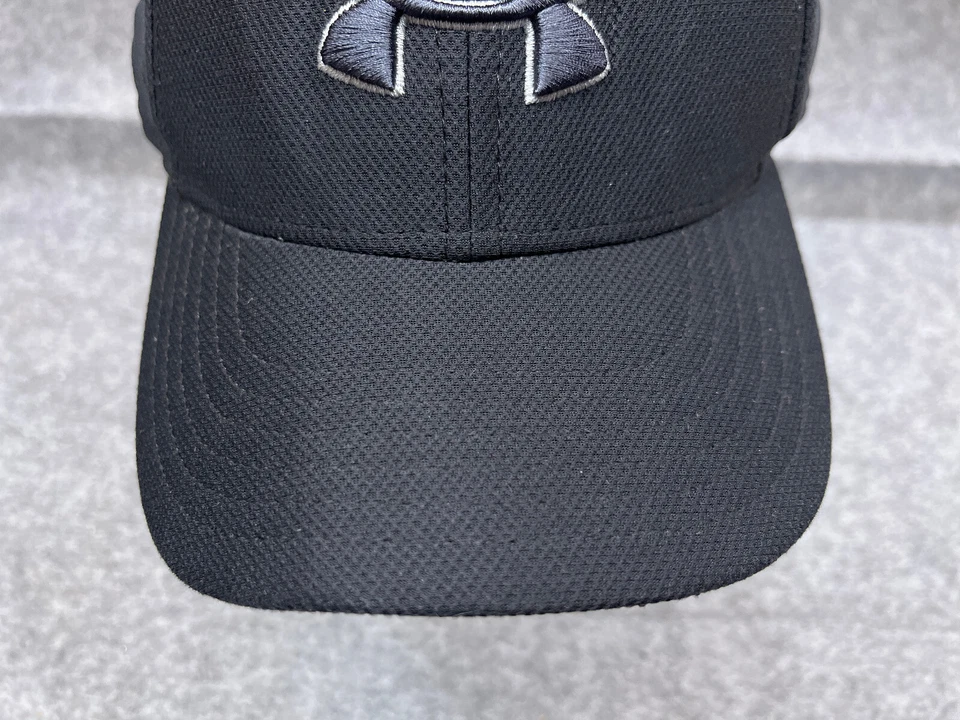 Gorra Under Armour ajustada juvenil pequeña negra 100 % poliéster Foto 3 de 4