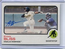 2022 Topps Heritage Minors - RYAN BLISS - Real One Autograph - ROA-RB
