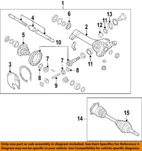 nissan oem front differential pinion seal 38189ar00a ebay details about nissan oem front differential pinion seal 38189ar00a
